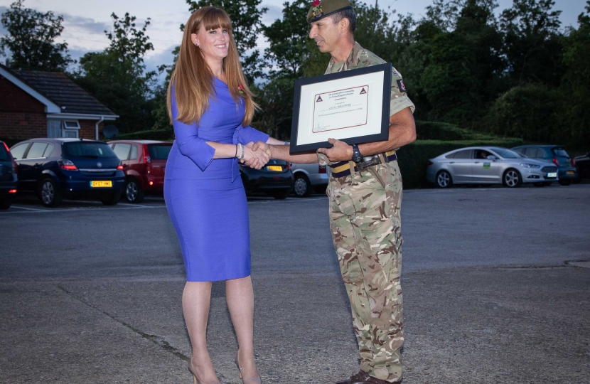 Kelly at Minden Day Commemorations, Rochester