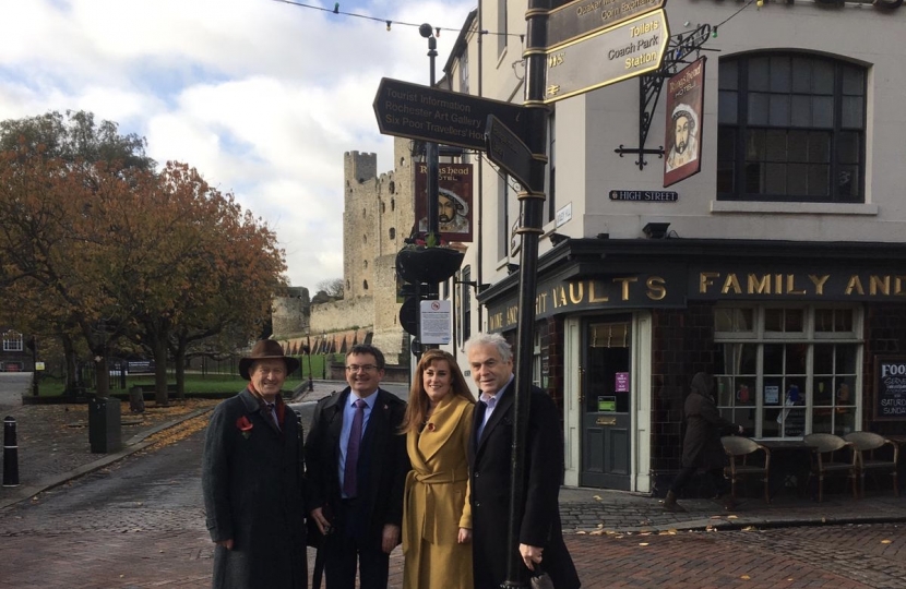 Lord Hunt's visit to Rochester 