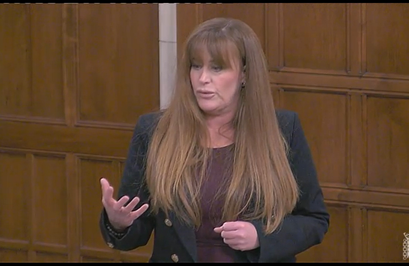 Kelly speaking in Parliament