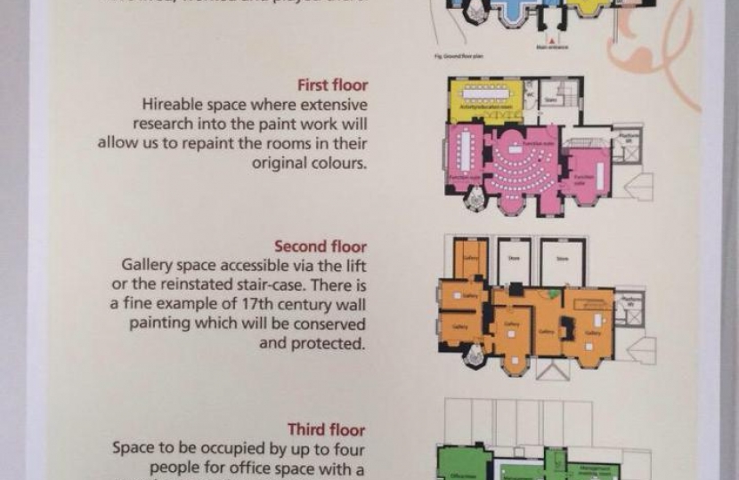 The interior plans