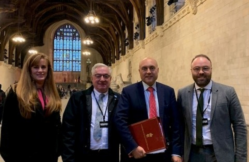 Kelly Tolhurst MP, Peter Norris, Andrew Griffiths MP and Timothy Douglas