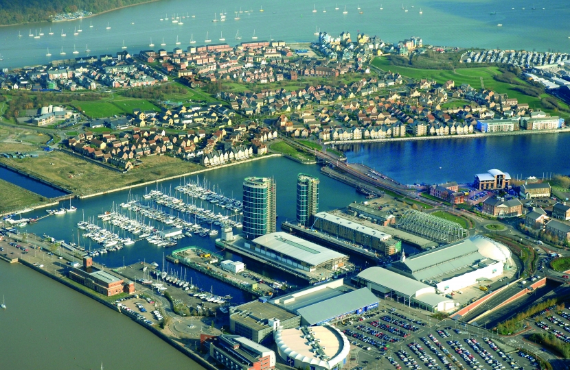 St. Mary's Island and Dockside