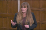 Kelly speaking in Parliament