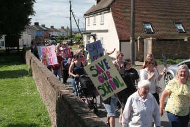 Stoke school protest - 1st July 2019