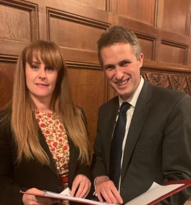 Kelly meeting with Education Secretary, Gavin Williamson