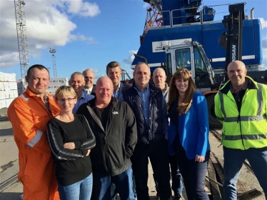 Kelly at Chatham Docks