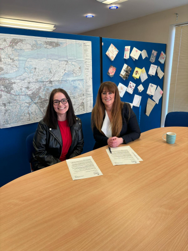 Sarah Turner and Kelly Tolhurst MP