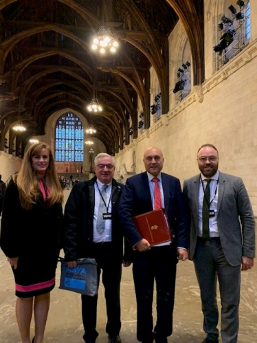 Kelly Tolhurst MP, Peter Norris, Andrew Griffiths MP and Timothy Douglas